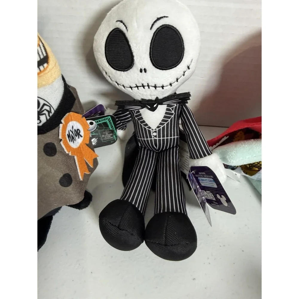 Nightmare Before Christmas Plush Lot of 5 Disney NWT